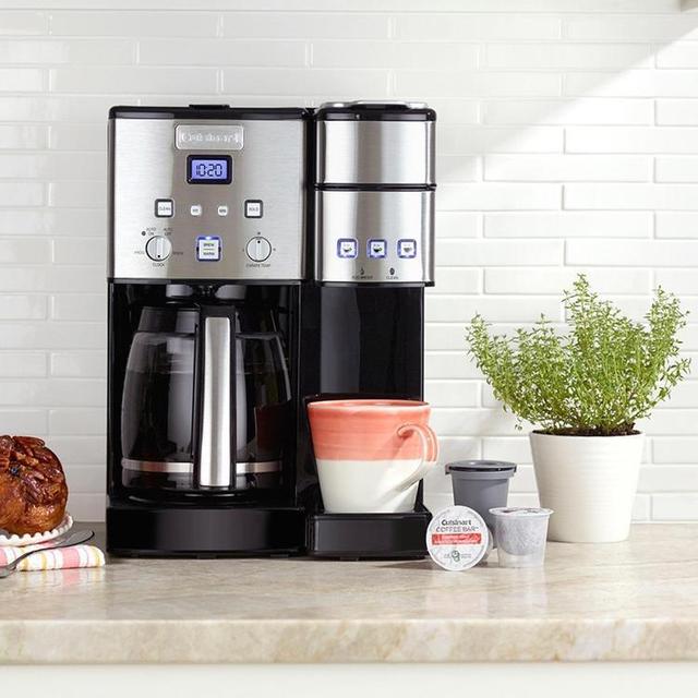 Cuisinart SS-15 12-Cup Coffee Maker and Single-Serve Brewer, Stainless Steel