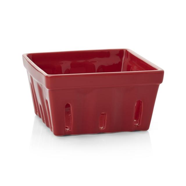 Berry Box Red Colander