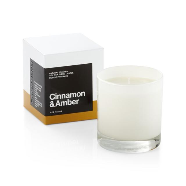 Cinnamon and Amber Scented Candle