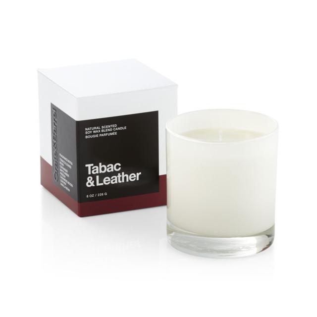Tabac and Leather Scented Candle