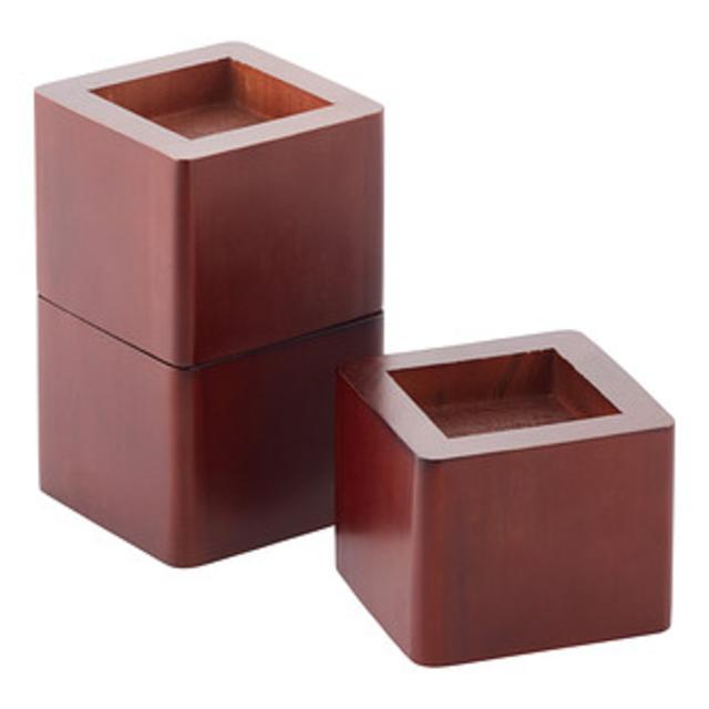 Walnut Solid Wood Bed Risers