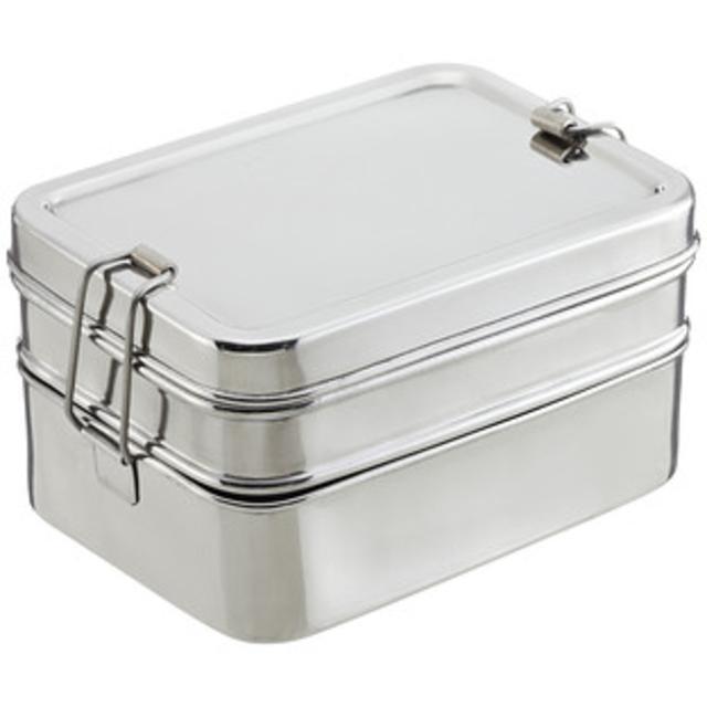 Stainless Steel Rectangular 3-in-1 ECOlunchbox