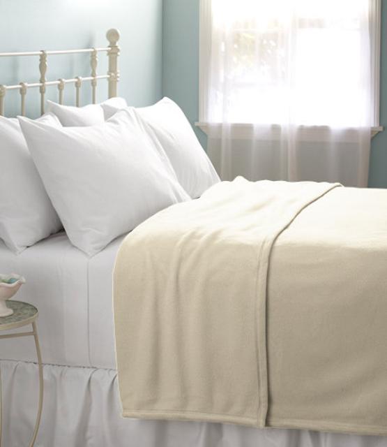 King Size - Pale Turquoise Polartec 200 Fleece Blanket