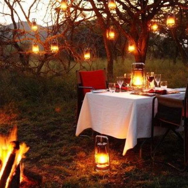 Candlelit Dinner for 2 on Safari
