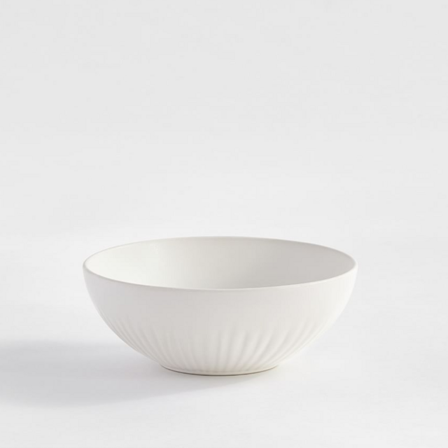 Ridge Textured Stoneware Bowls