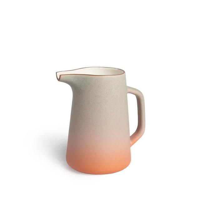 Large Pitcher in Fog and Tangerine