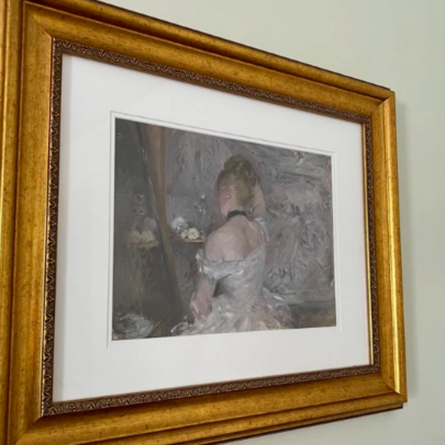 Custom Gold Wall Picture Frame 3" Wide, 8x10, no mat