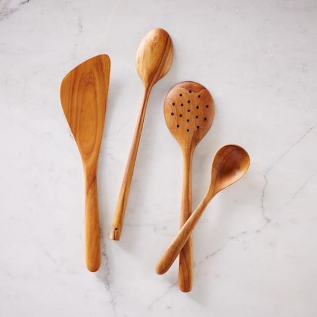 Teak Serving Utensil Set