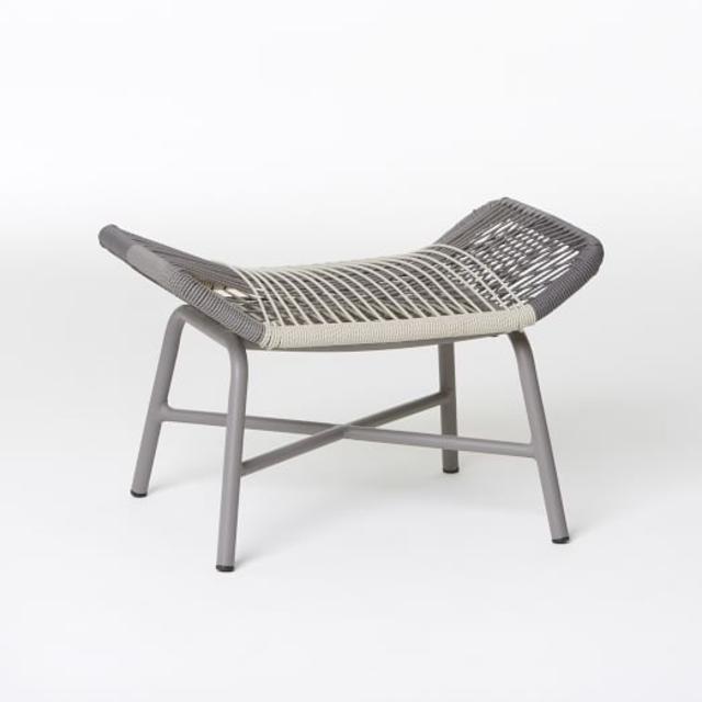 Huron Outdoor Ottoman – Gray