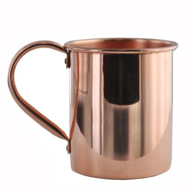 Solid Copper Moscow Mule Mug - 16oz Authentic Moscow Mule Mugs with No Inner Lining