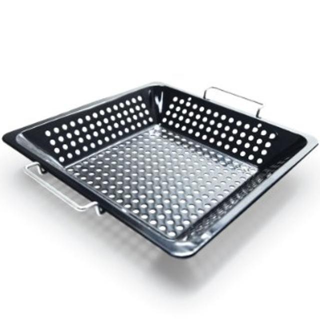 GrillPro 98121 Porcelain Coated Square Wok Topper