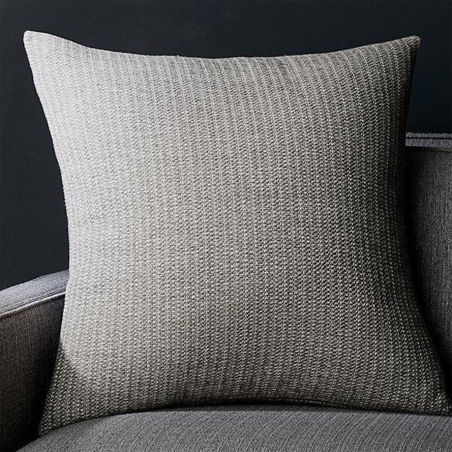 Liano Grey Monochrome Pillow