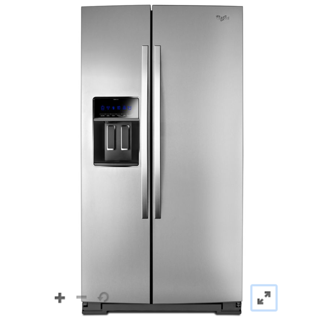 36-inch Wide Side-by-Side Counter Depth Refrigerator