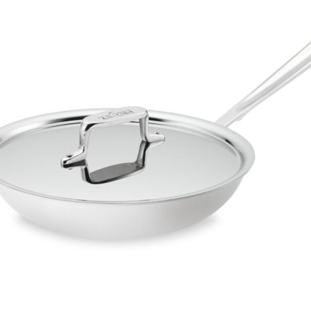 All-Clad d5 Stainless-Steel Nonstick Covered Fry Pan, 10"