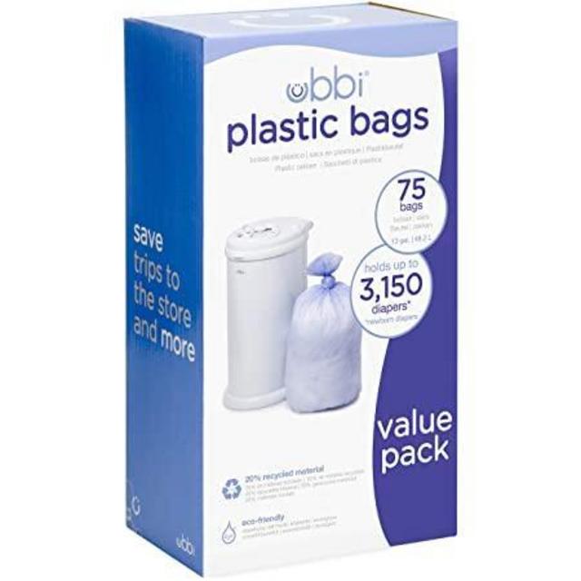Ubbi Disposable Diaper Pail Plastic Bags