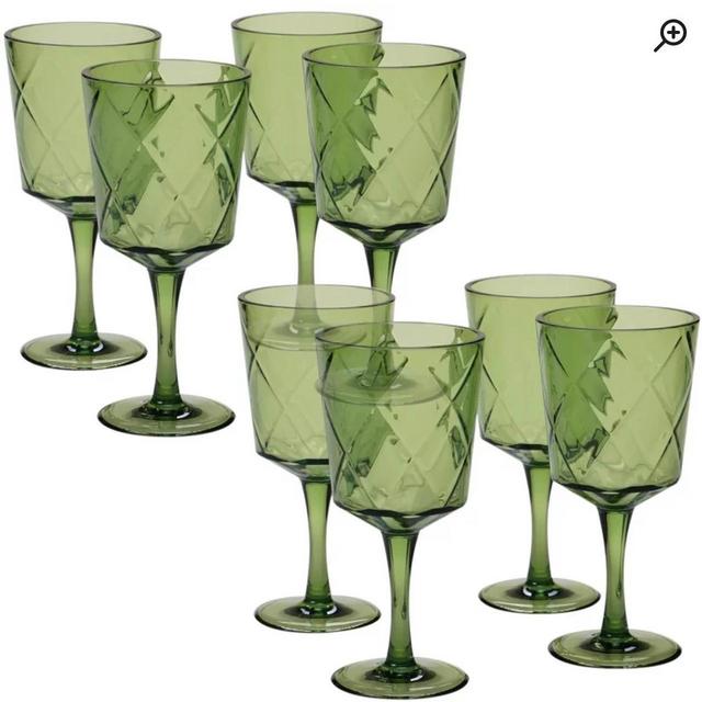 Hartste 20 oz. Plastic Goblet (Set of 8)