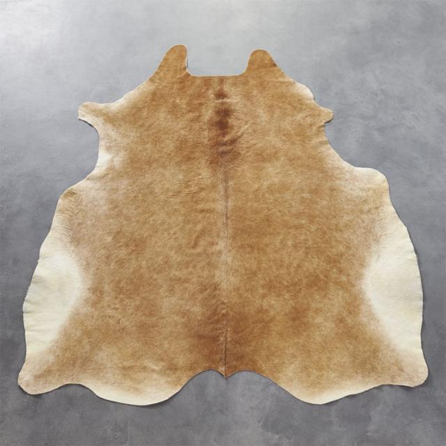 cowhide brown rug 5'x8'