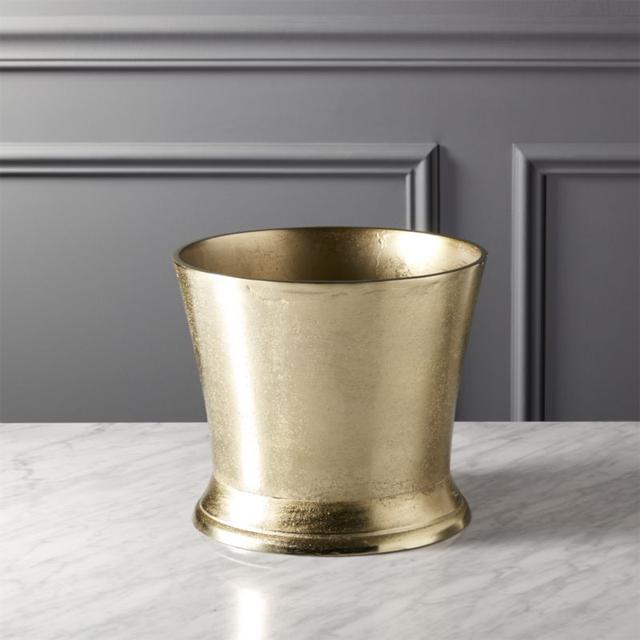 gilded gold ice bucket-wine chiller