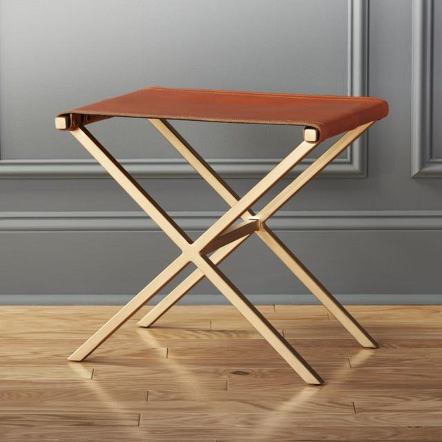leather director's stool