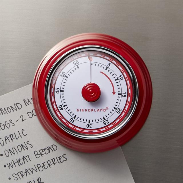 Magnetic Red Kitchen Timer