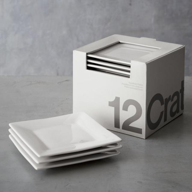 Set of 12 Boxed 6" Appetizer Plates