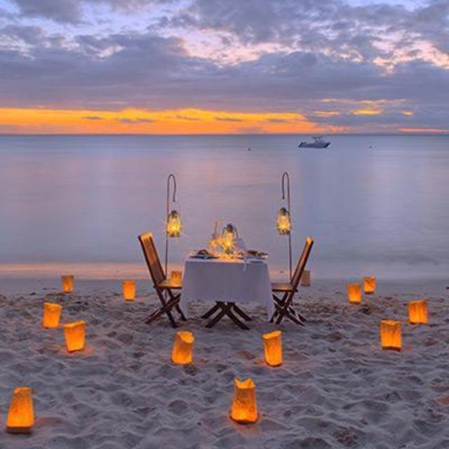 Romantic Dinner on the Beach in Mozambique