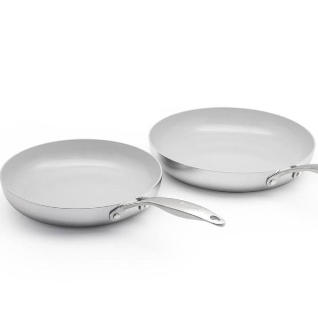Venice Pro Ceramic Non-Stick Frypan Set, 10" and 12"