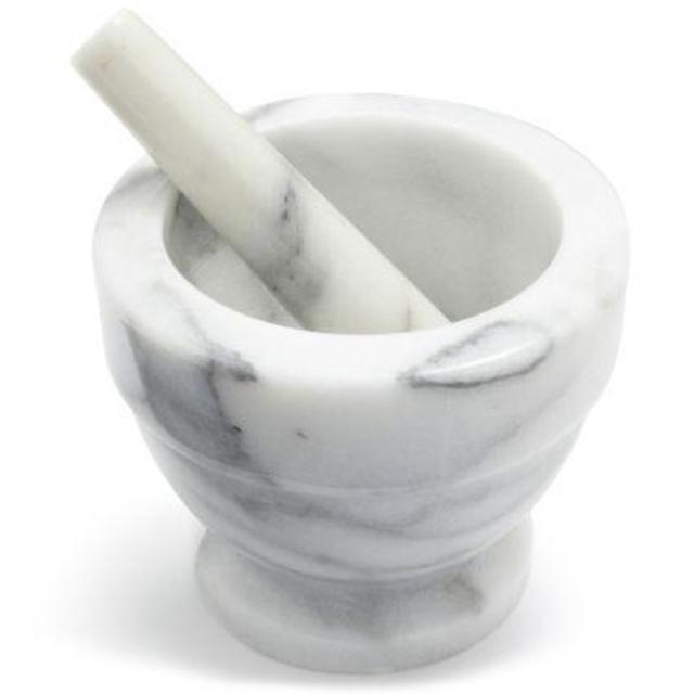 Sur La Table White Marble Mortar & Pestle