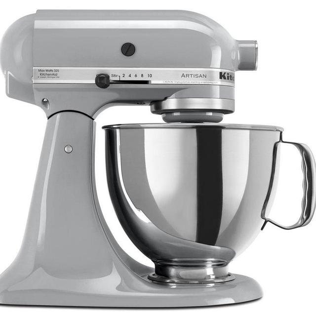 KitchenAid Artisan Series 5-Qt. Stand Mixer with Pouring Shield - Metallic Chrome
