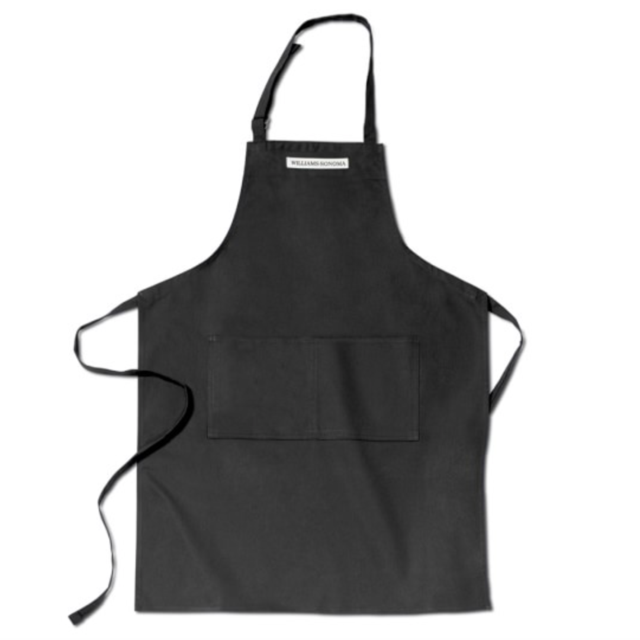Williams Sonoma Classic Apron with Logo, Black