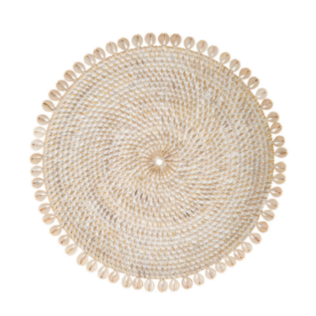 Mode LivingCapiz Placemats, Set of 4 - Color: Bone (2 sets of the 4 requested))