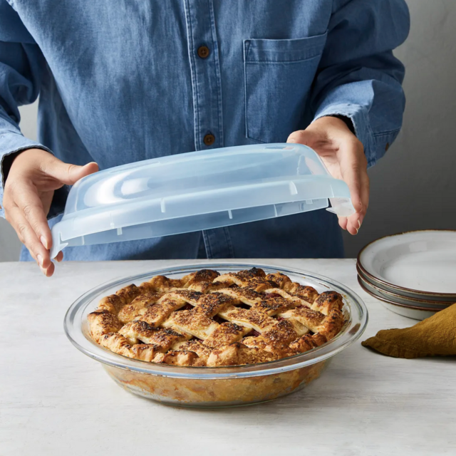 OXO 9.00" Glass Pie Plate with Lid