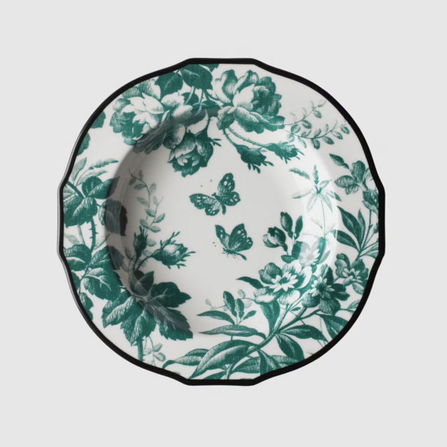 Gucci Herbarium rim soup bowl, set of two