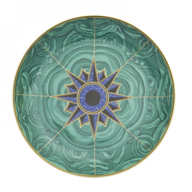 Malachite Dessert Plate
