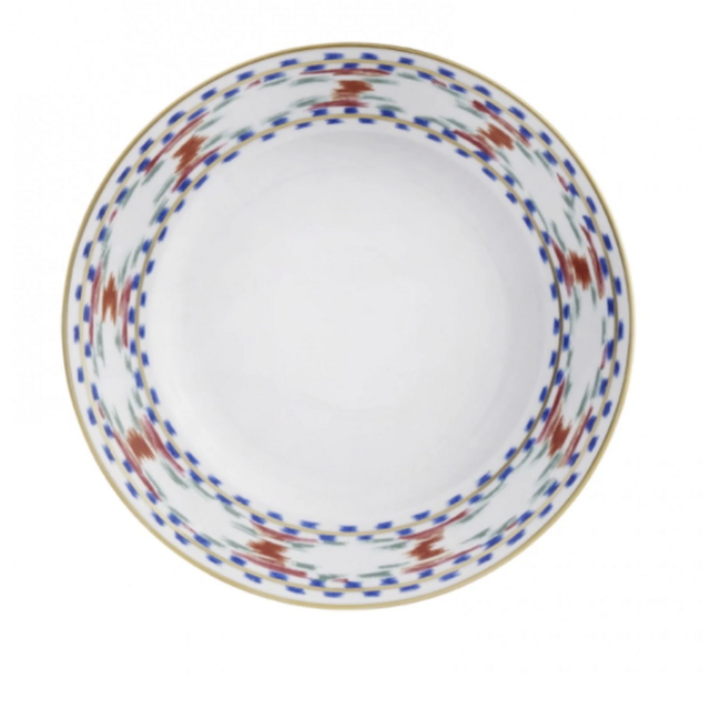 Mottahedeh Bargello 10.5" Dinner Plate