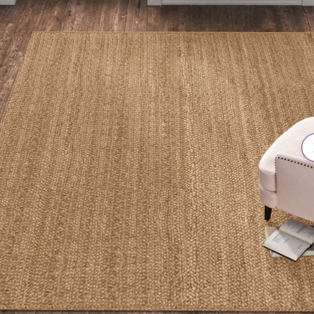 Meador Handmade Braided Jute/Sisal Area Rug in Natural