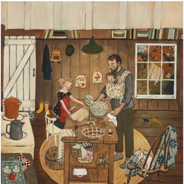 Loré Pemberton Tea & Pie Print 8x8