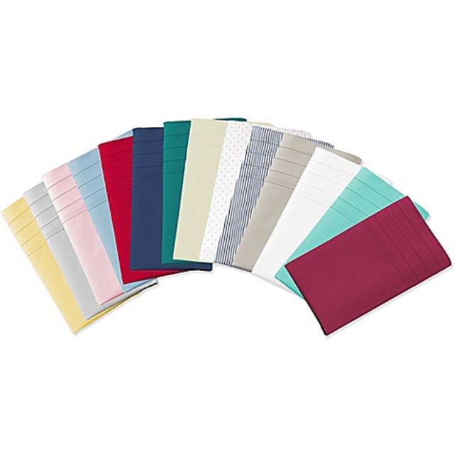 220-Thread-Count 100% Cotton Queen Sheet Set in White