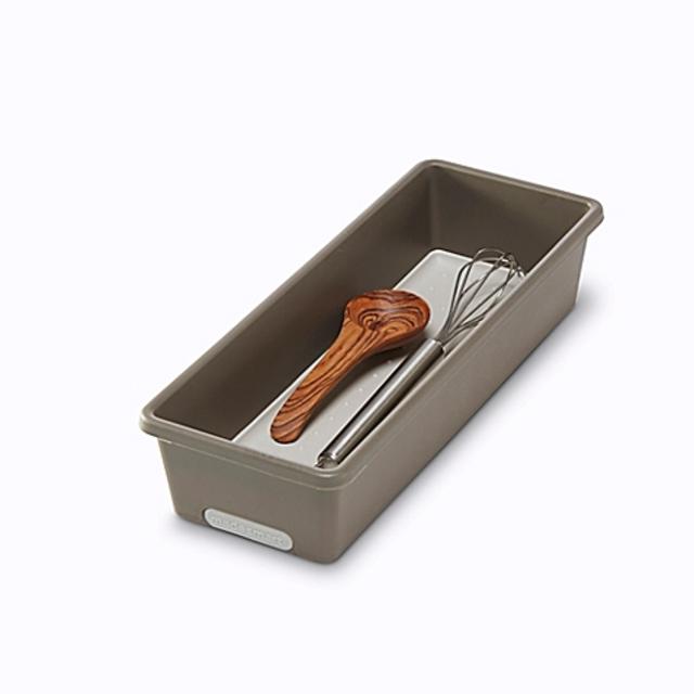 madesmart 3-Inch x 9-Inch Drawer Organizer in Grey