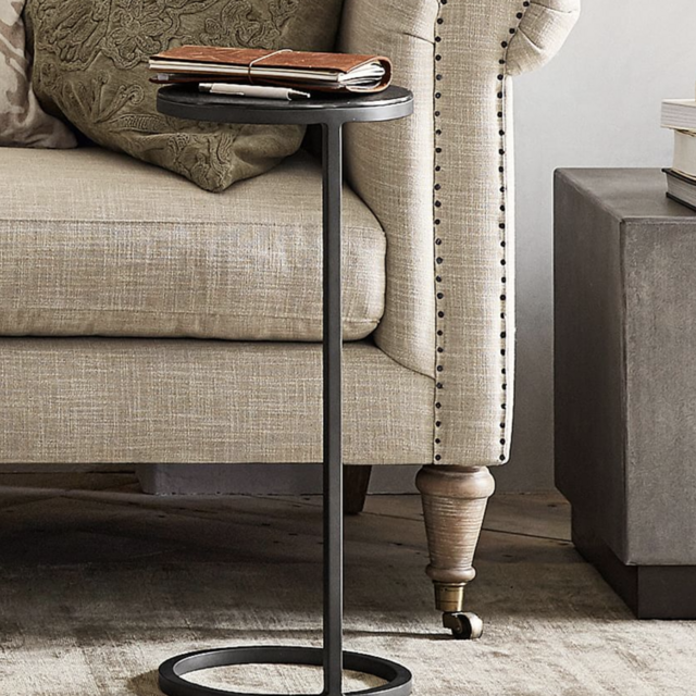Duke Round Metal Accent Table