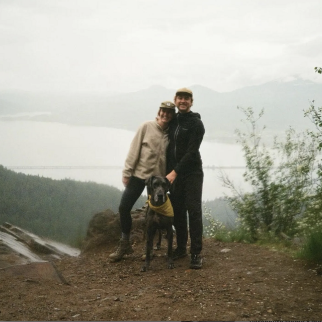 Canal boat dinner in Amsterdam on our honeymoon!