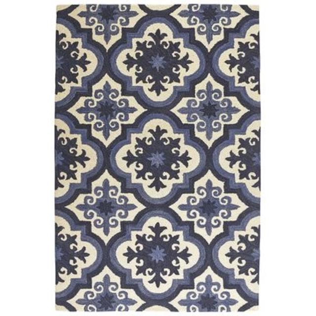 Marys Medallion Rugs - Indigo