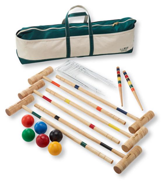 Maine Coast Croquet Set with Boat and Tote