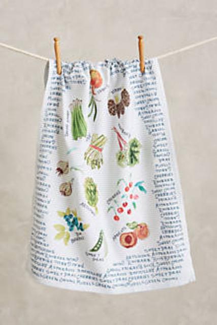 Springtime Harvest Dishtowel