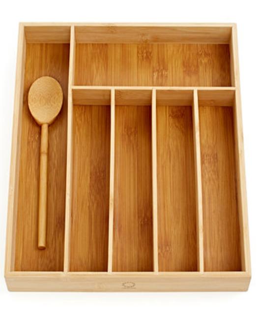 Martha Stewart Collection Bamboo Flatware Organizer
