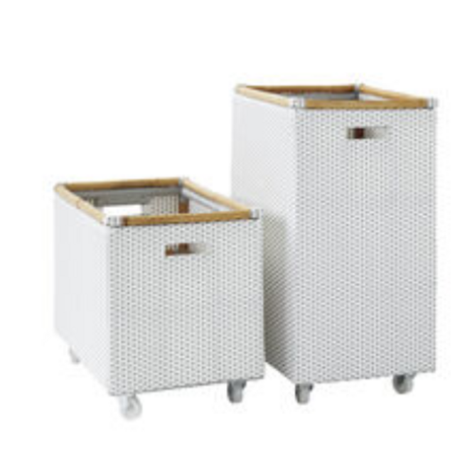 Riviera Rolling Storage Tall Hamper