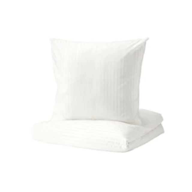 NATTJASMIN   duvet cover bedding set, white