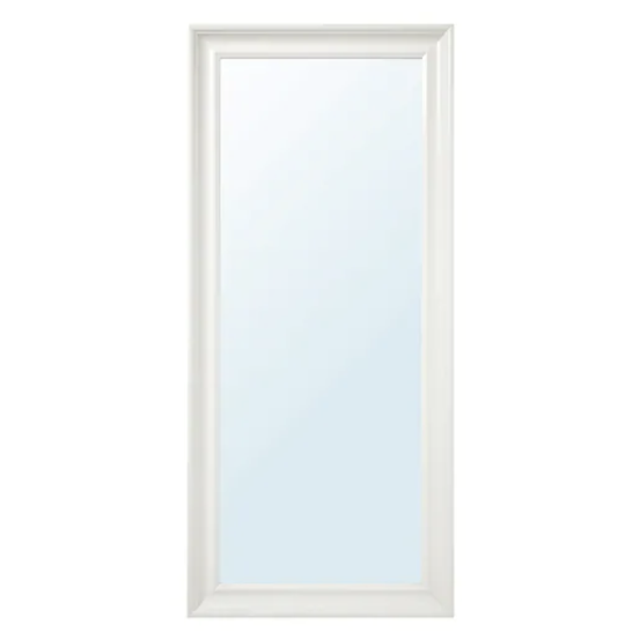 HEMNES  mirror, white, 74x165 cm