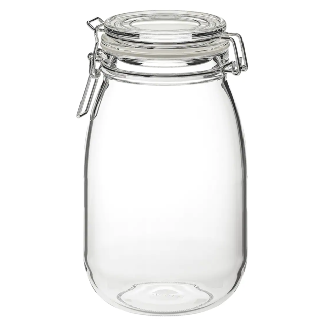 CORKS clear glass jar, 1.8 l