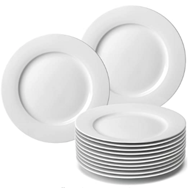 12-Piece Dinner Plate Set
